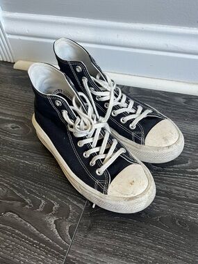 Converse Black and White Classic High-Top Sneakers